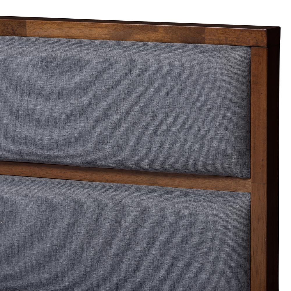 Marcelo Dark Grey Walnut Queen Storage Platform Bed - living-essentials