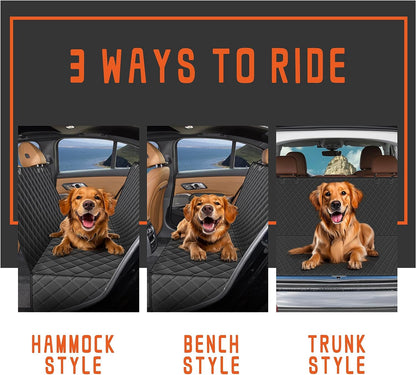 Waterproof Dog Car Seat Cover for Back Seat