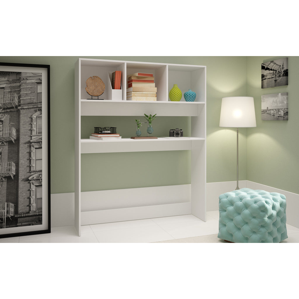 Aosta Display Desk  with 4 Shelves - living-essentials