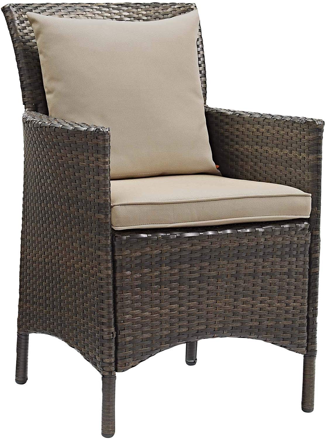 Cadence 5 Piece Outdoor Patio Wicker Rattan Set - -living essentials-