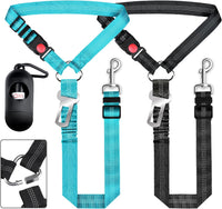 Removable Dog Seat Belt Harness Leash