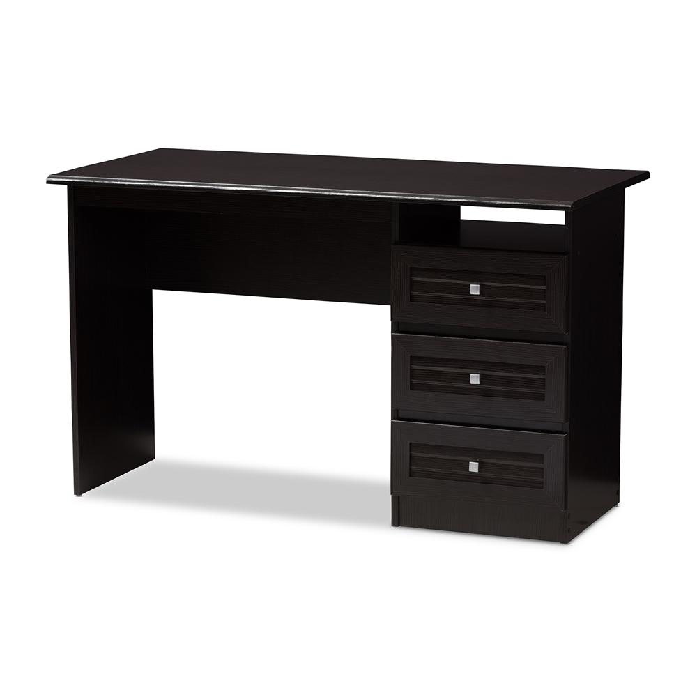 Carmine Wenge Brown Finished Desk - living-essentials