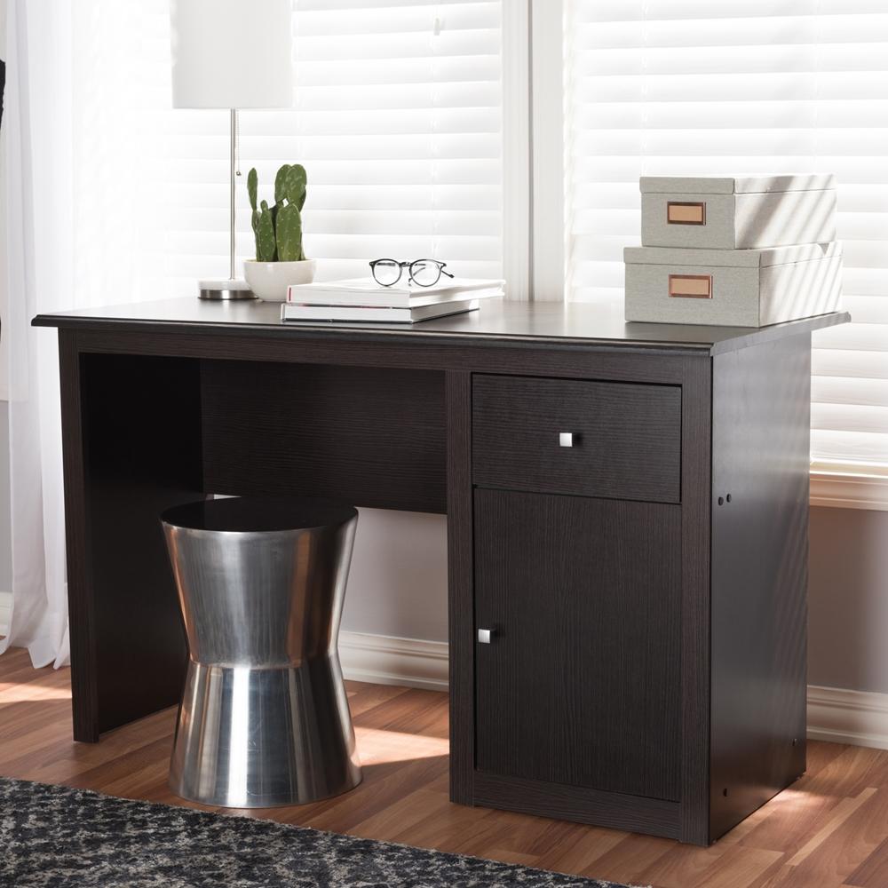 Benito Wenge Brown Finished Desk - living-essentials