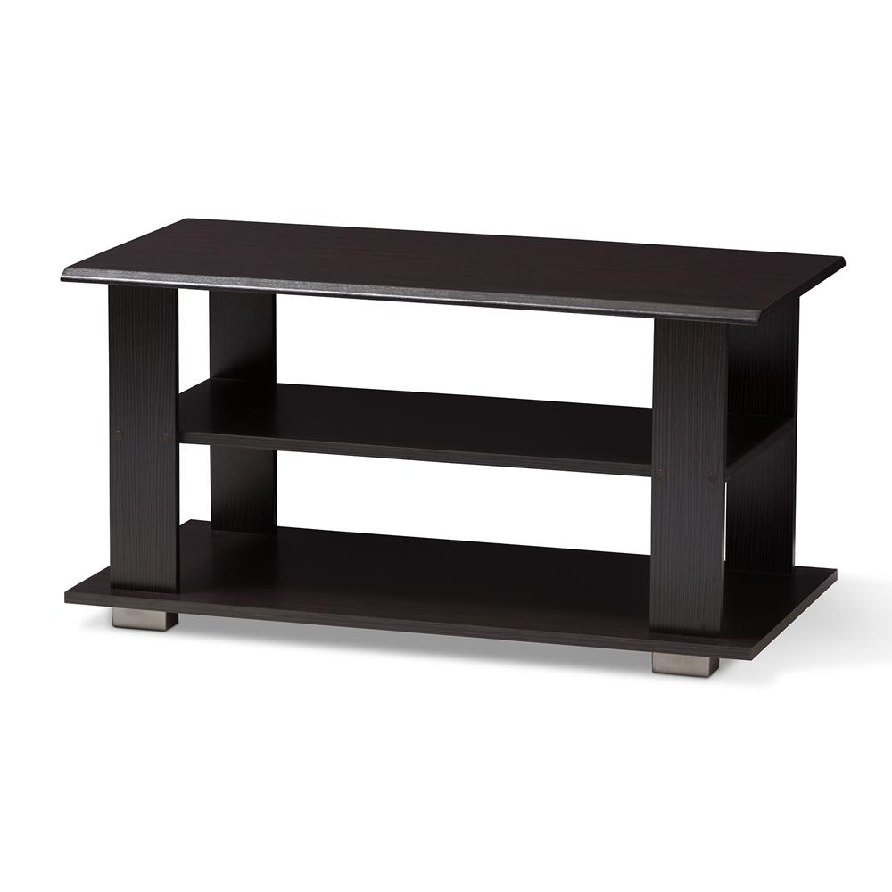 Jodie Wenge Brown Coffee Table - living-essentials