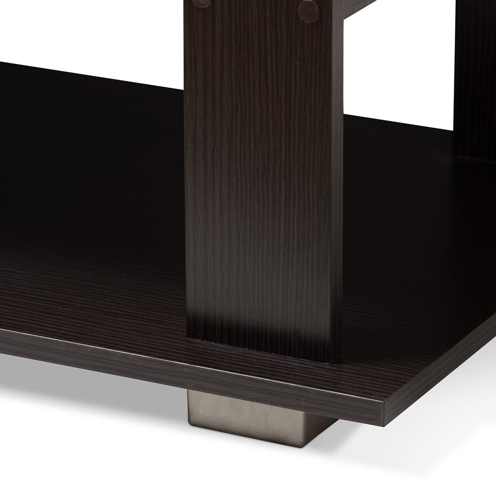 Jodie Wenge Brown Coffee Table - living-essentials