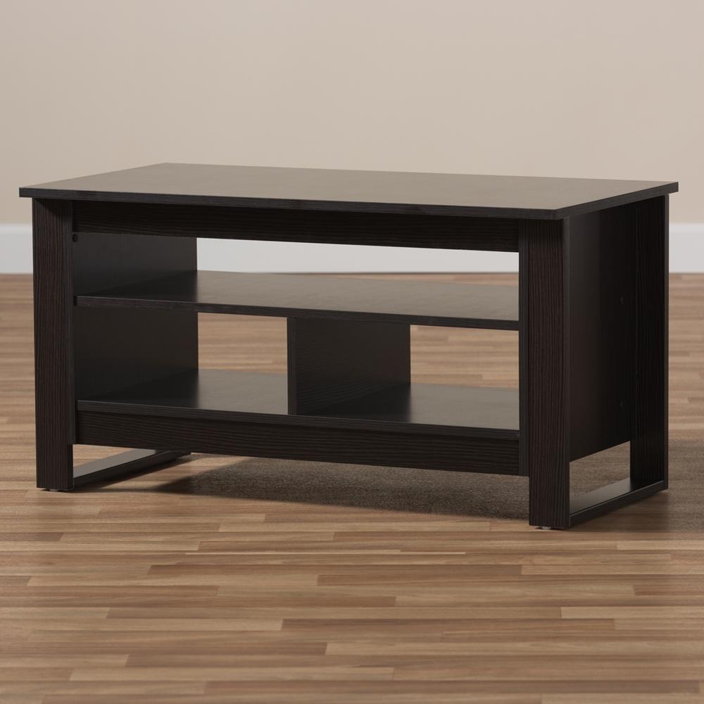 Nevin Wenge Brown Coffee Table - living-essentials