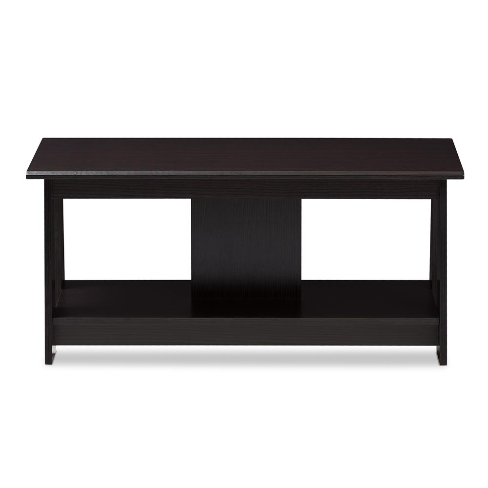 Findley Wenge Brown Coffee Table - living-essentials