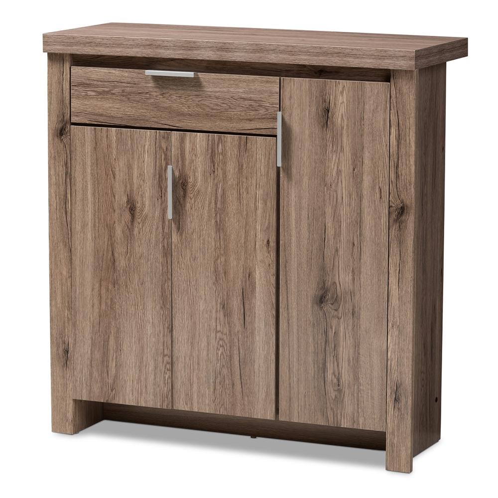 Lawson Oak Brown Shoe Cabinet - living-essentials