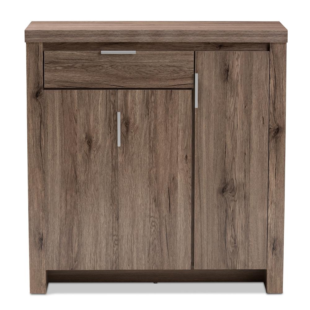 Lawson Oak Brown Shoe Cabinet - living-essentials