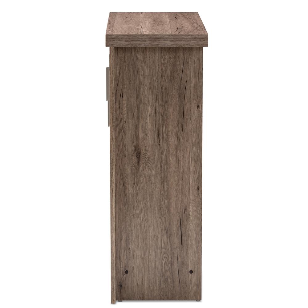 Lawson Oak Brown Shoe Cabinet - living-essentials