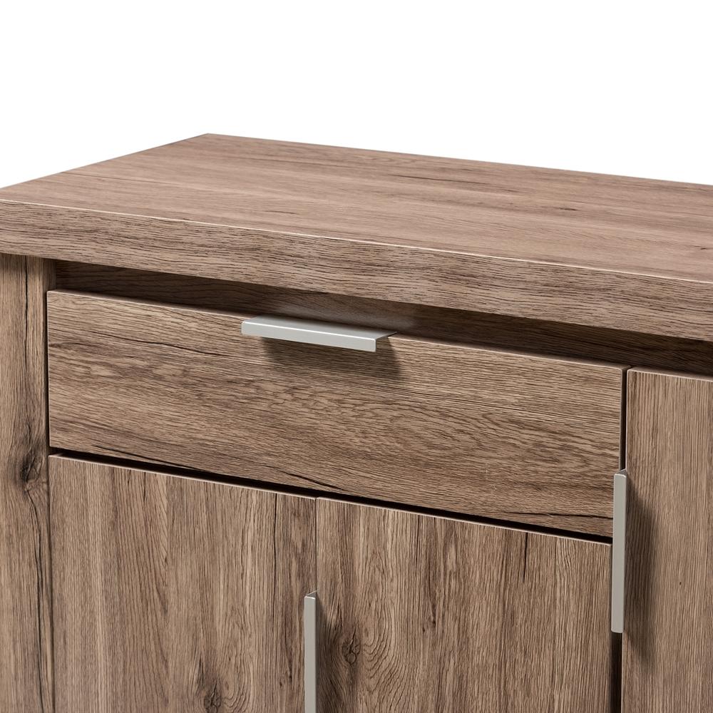 Lawson Oak Brown Shoe Cabinet - living-essentials