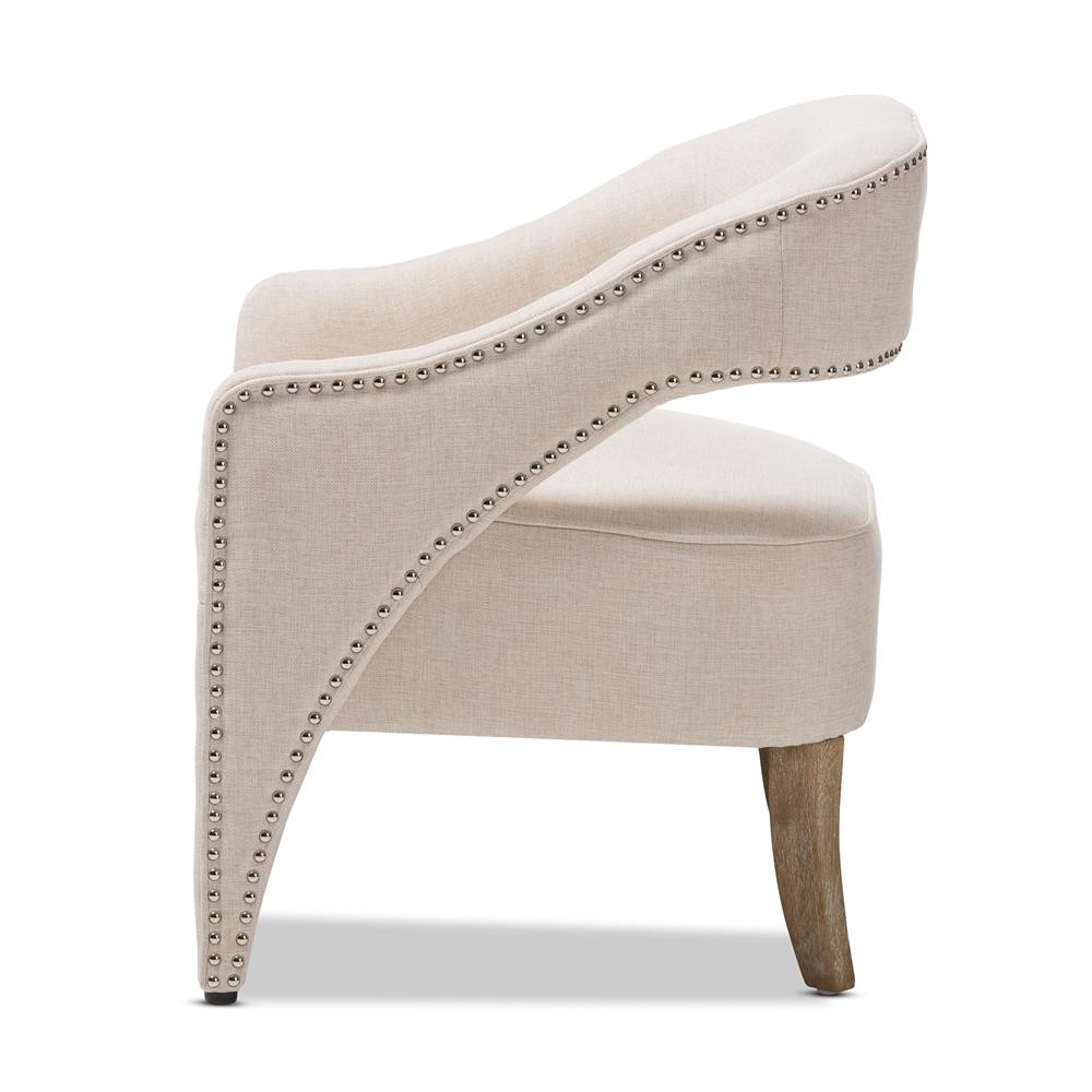 Foster Beige Lounge Chair - living-essentials