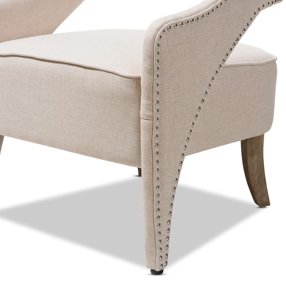 Foster Beige Lounge Chair - living-essentials