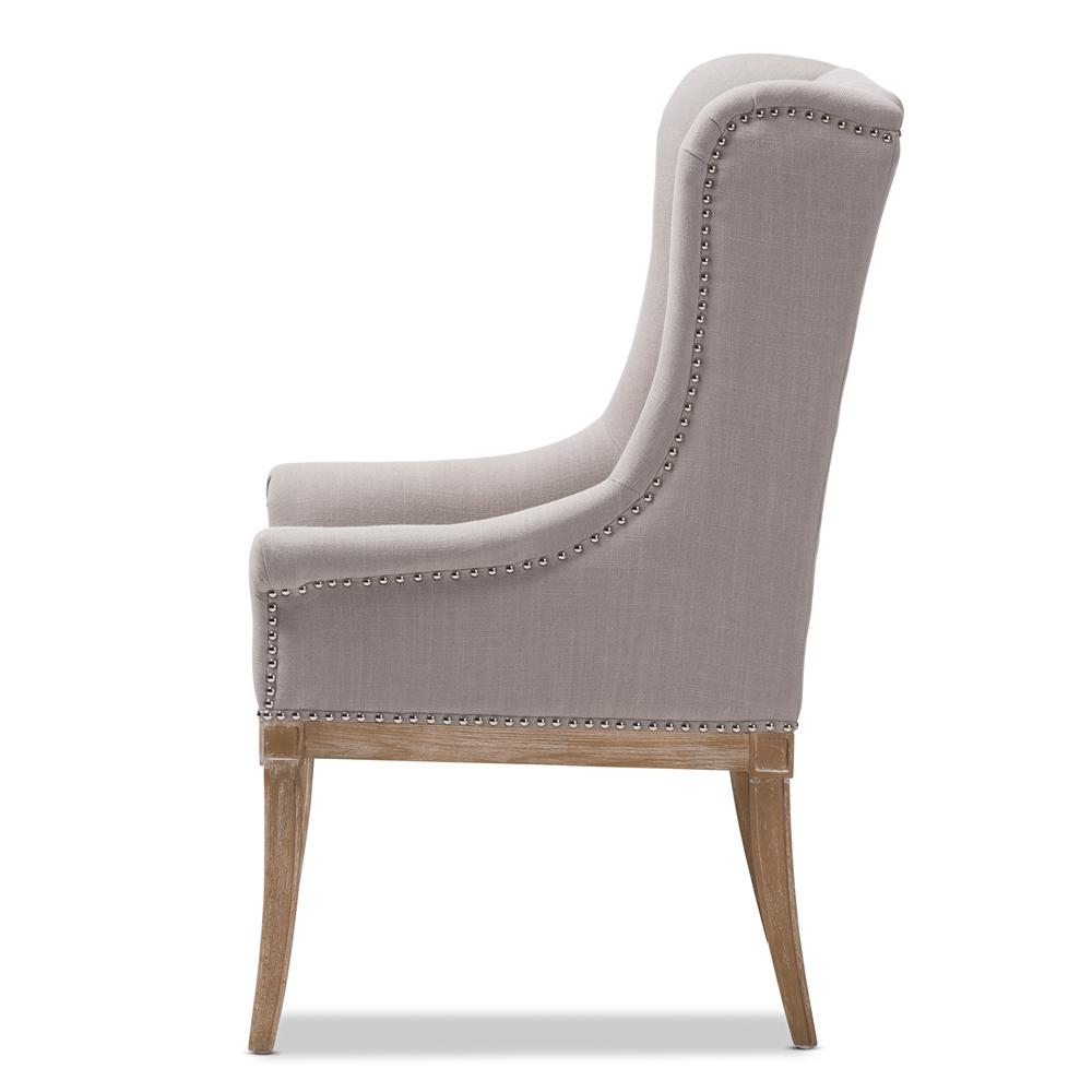 Cedar French Beige Lounge Chair - living-essentials