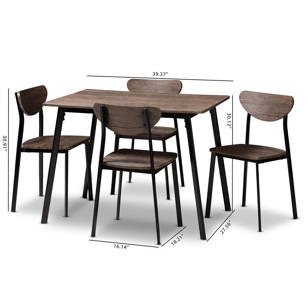 Oriana 5-Piece Dining Set - living-essentials