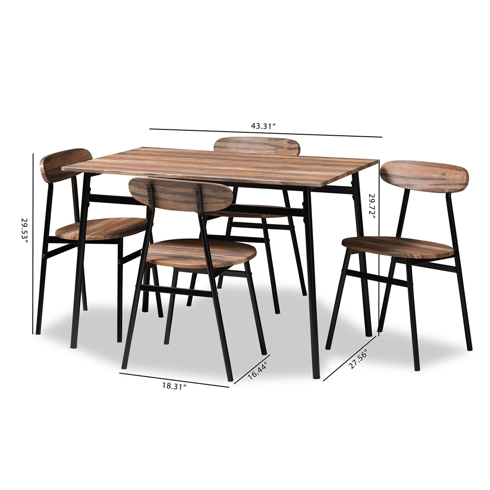 Damani 5-Piece Dining Set - living-essentials