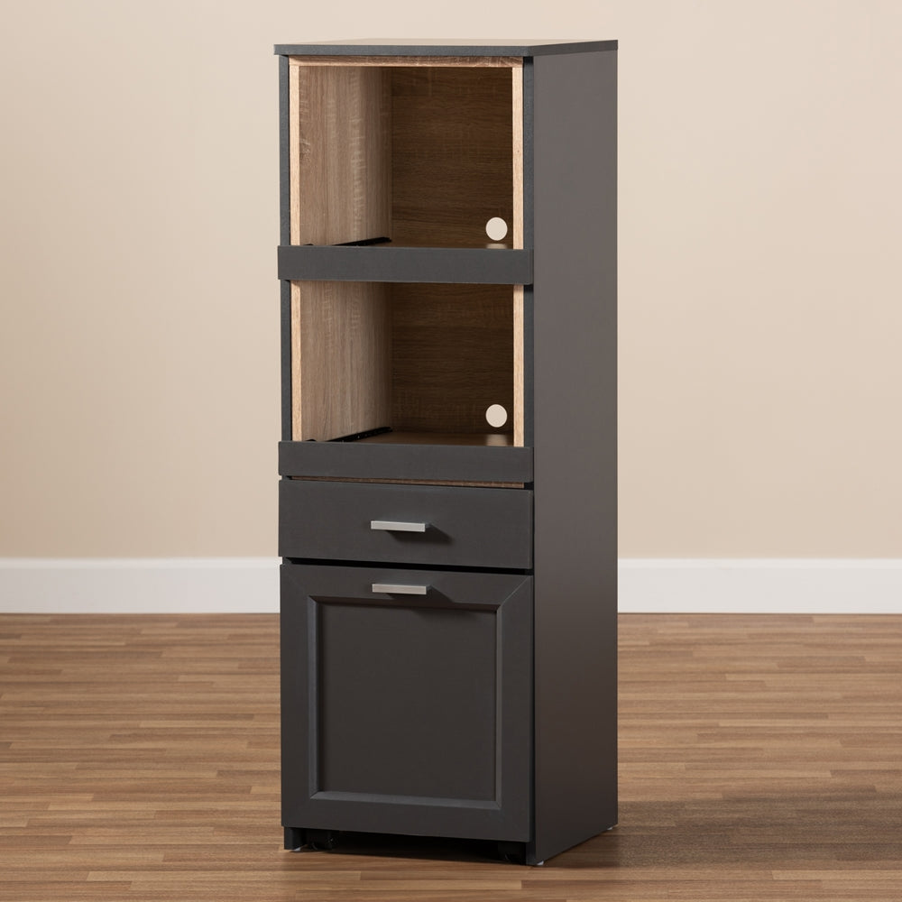 Fabiola Kitchen Cabinet with Roll-out Compartment - living-essentials