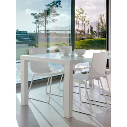 MULTI 71" TABLE TOP W/ SQUARE VENEERED LEGS - living-essentials