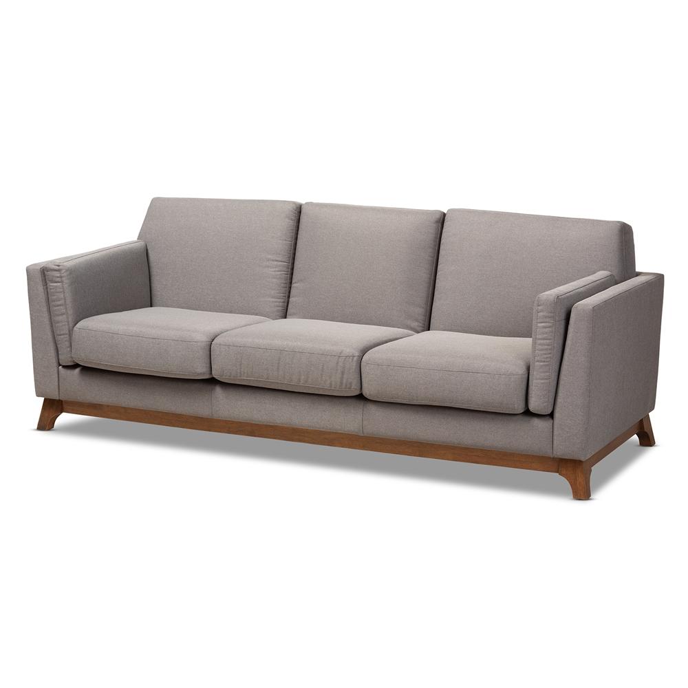 Salma Grey 3-Seater Sofa - living-essentials