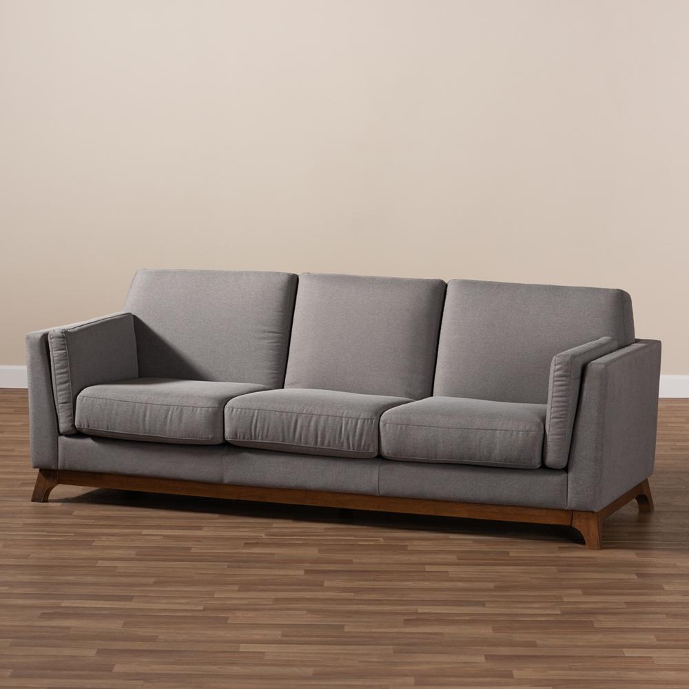 Salma Grey 3-Seater Sofa - living-essentials