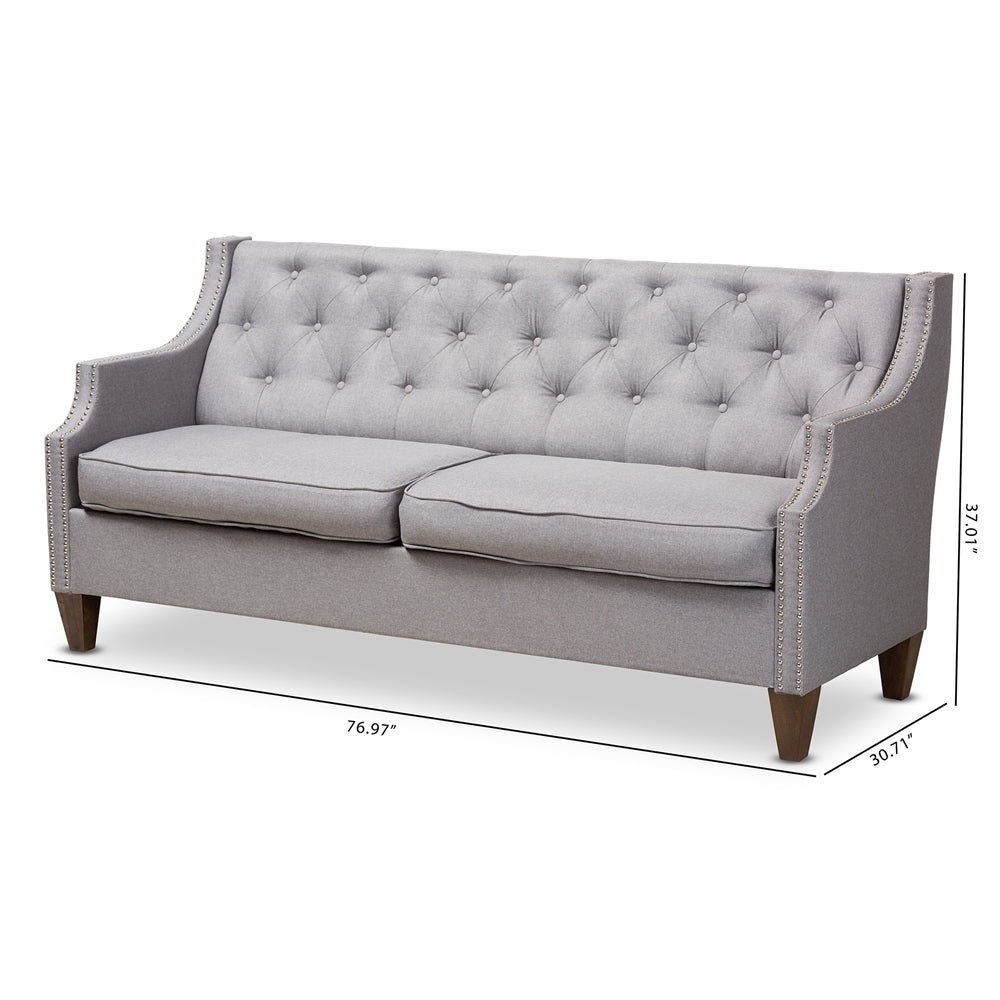 Celeste Grey 3-Seater Sofa - living-essentials