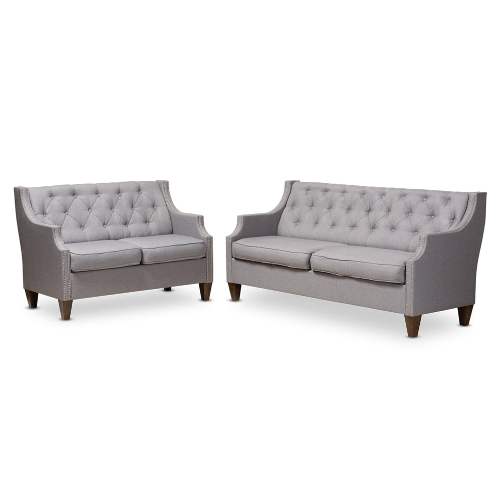 Celeste Grey 2-Piece Living Room Set - living-essentials