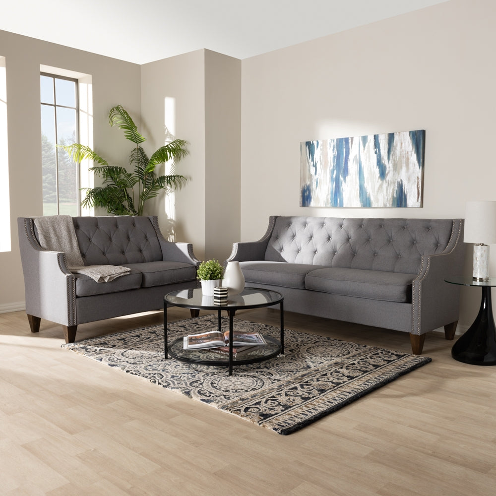 Celeste Grey 2-Piece Living Room Set - living-essentials