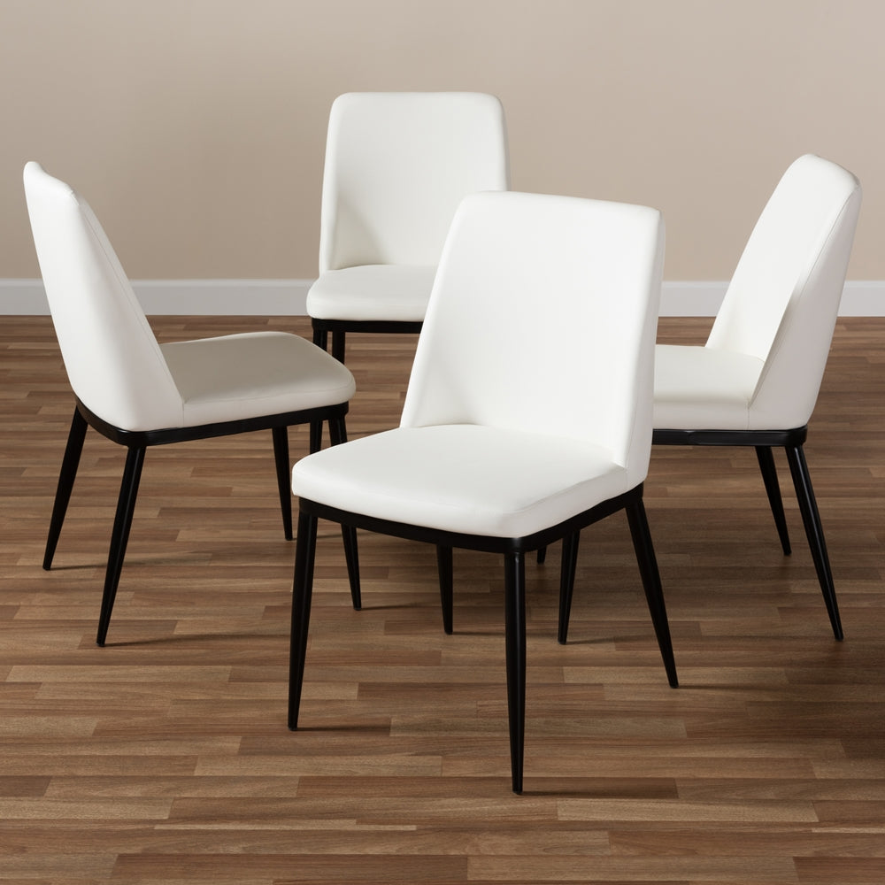 Dario Leather Dining Chair (Set of 4) - living-essentials