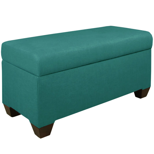 Edith Linen Laguna Storage Bench - living-essentials
