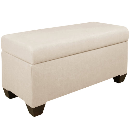 Edith Linen Talc Storage Bench - living-essentials