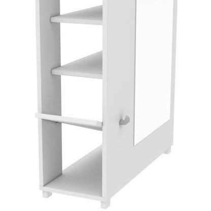 Valencia 1.0- 10- Shelf with 3 Hooks and Mirror Shoe Closet - living-essentials