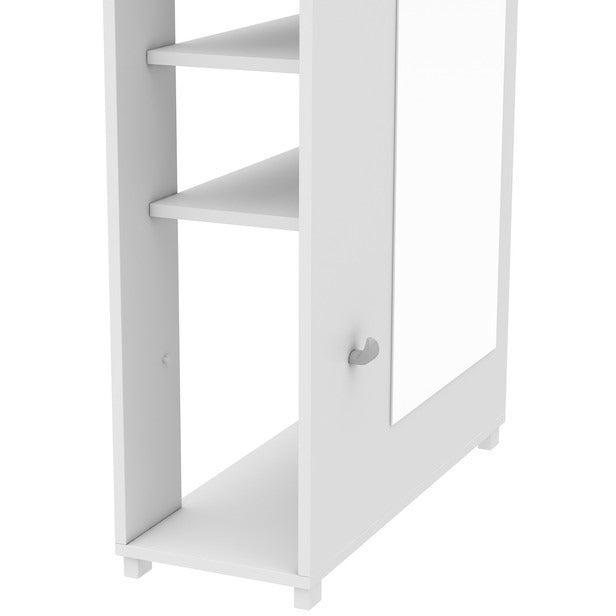 Valencia 1.0- 10- Shelf with 3 Hooks and Mirror Shoe Closet - living-essentials