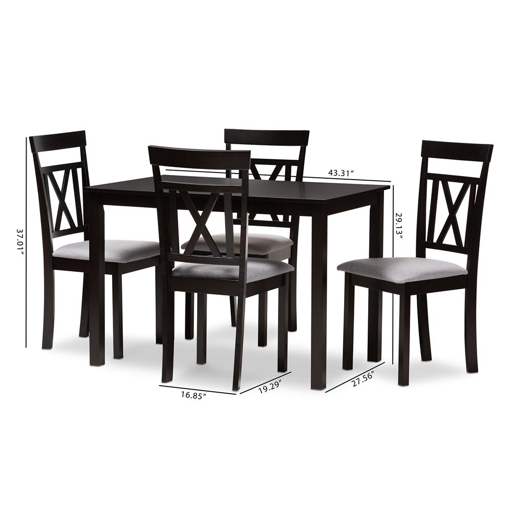 Rocco 5-Piece Dining Set - living-essentials