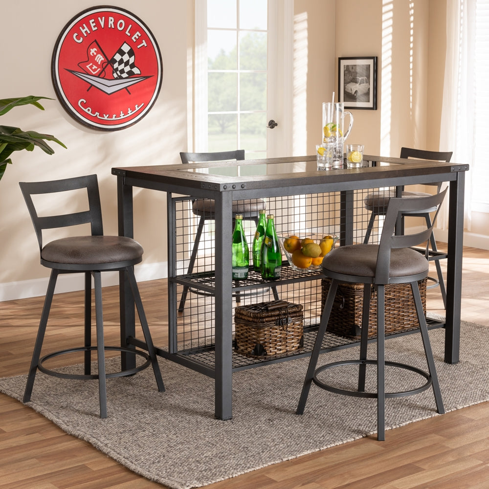 Arianna 5-Piece Pub Set - living-essentials