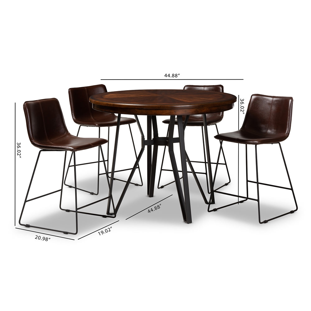 Carlito 5-Piece Pub Set - living-essentials