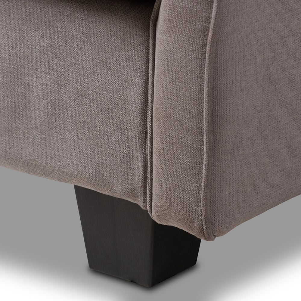 Delight Modern Light Gray Fabric Sleeper Sofa - living-essentials