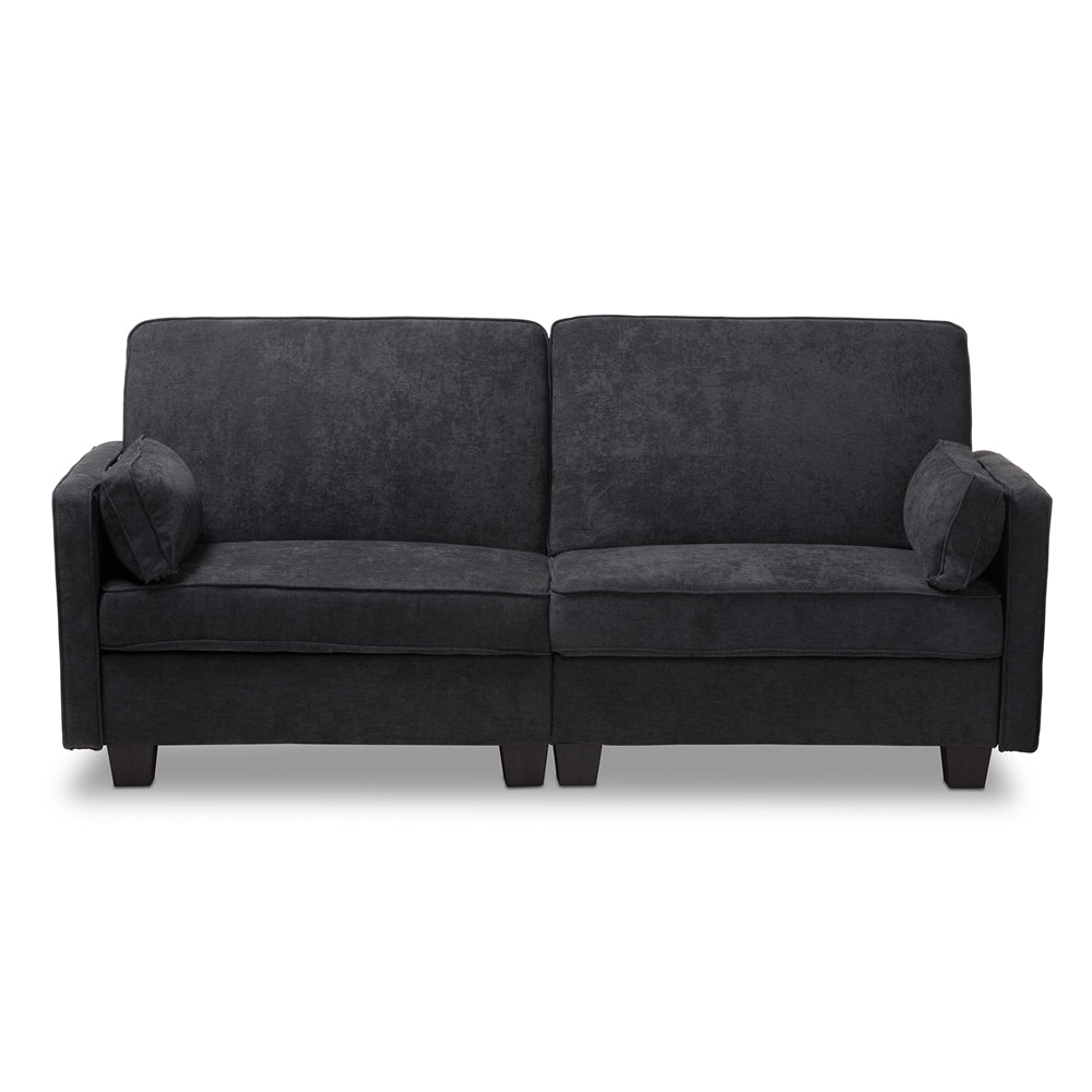 Delight Modern Dark Gray Fabric Sleeper Sofa - living-essentials