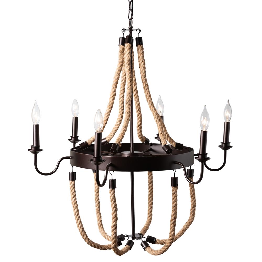 Callie Vintage 6 Light Chandelier - living-essentials