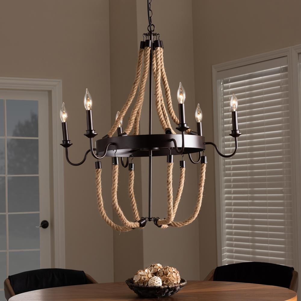 Callie Vintage 6 Light Chandelier - living-essentials