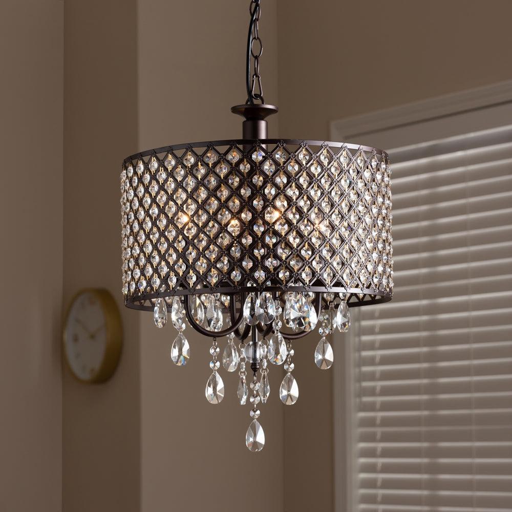 Gabriela 4-light Drum Pendant Light Chandelier - living-essentials