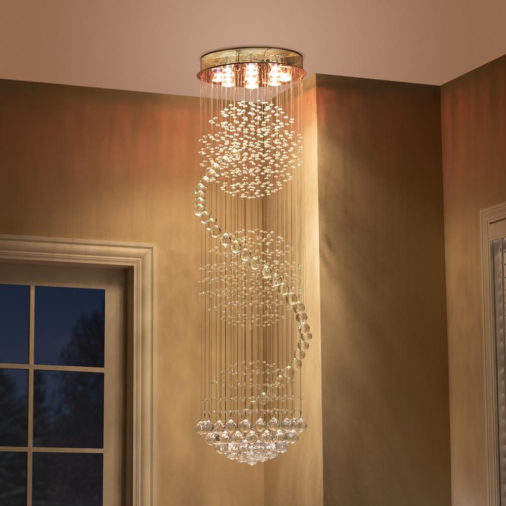 Celeste Long Spiral Pendant Light Chandelier - living-essentials