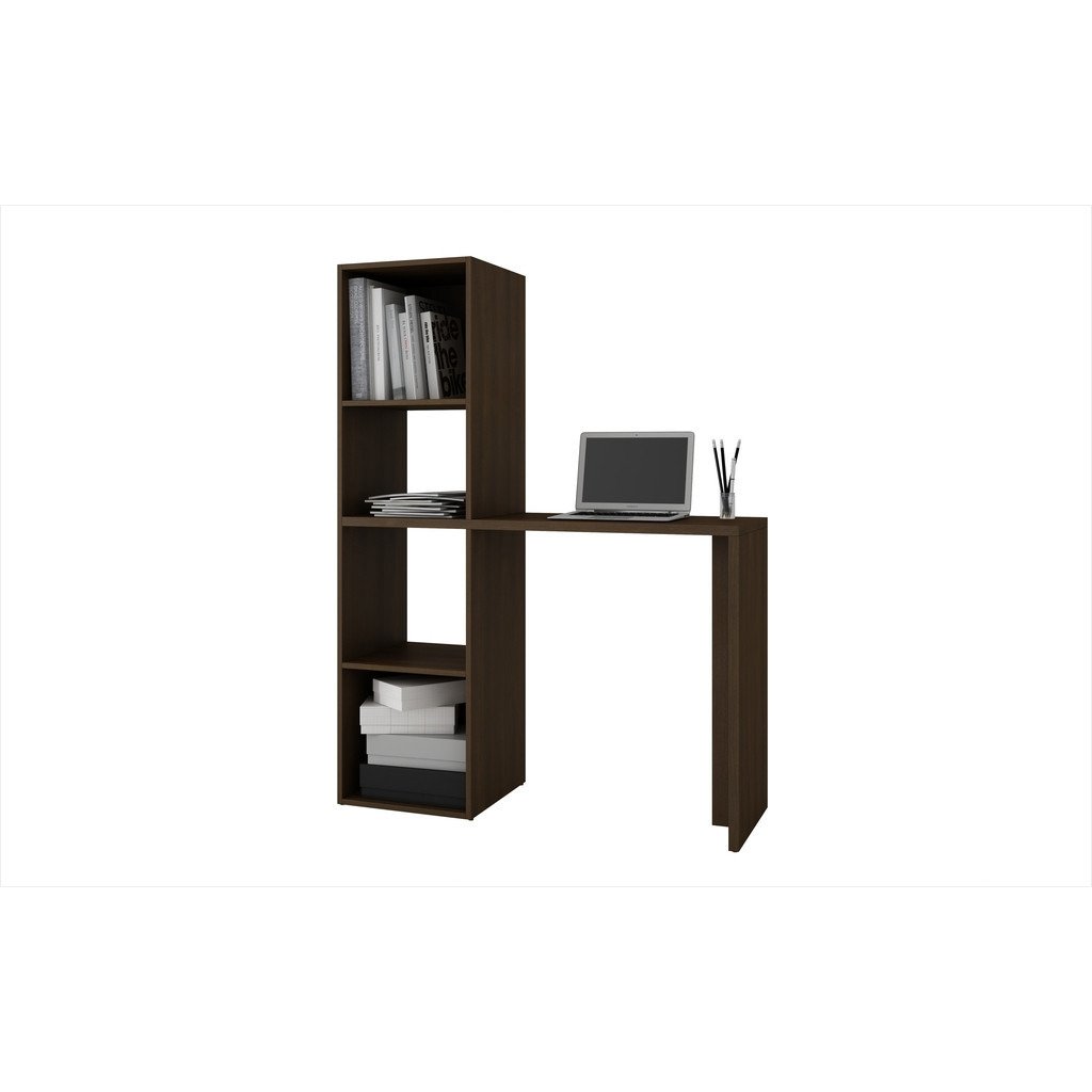 Campania Cubby Desk  with 4 Shelves - living-essentials