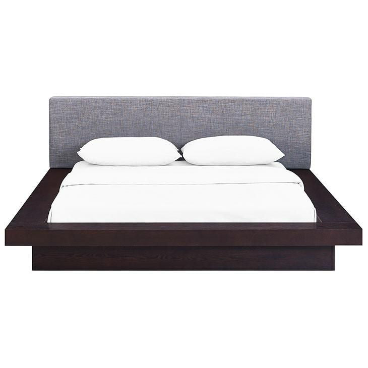 Oslo Queen Fabric Platform Bed - living-essentials