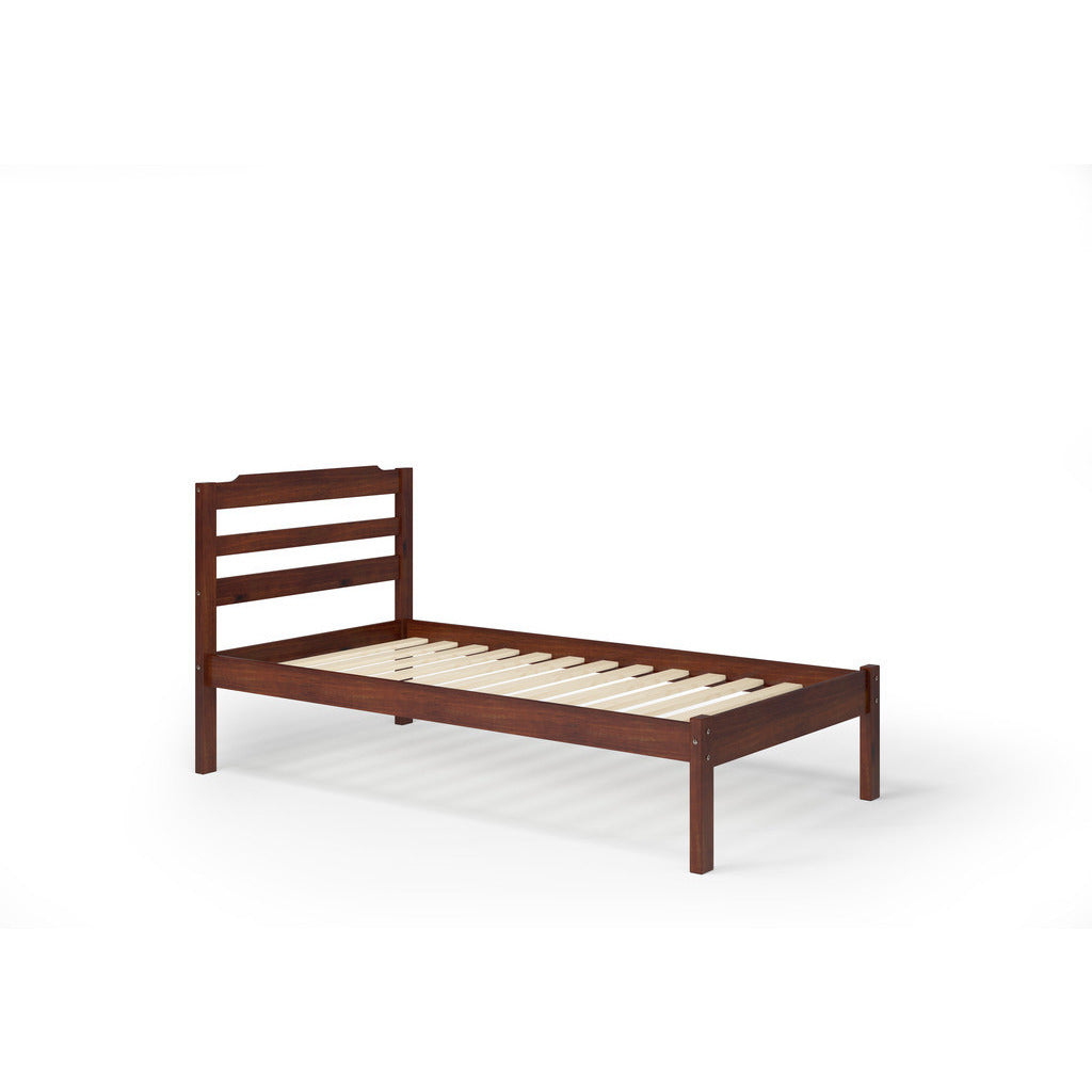 Hayley Solid Pine Wood Twin Size Bed - living-essentials