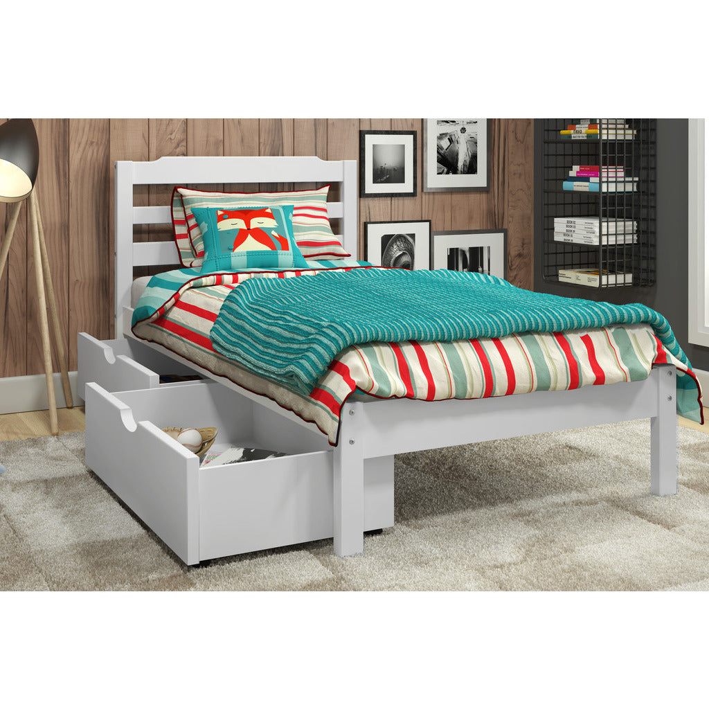 Hayley Twin Storage Bed with 2 Drawers - living-essentials