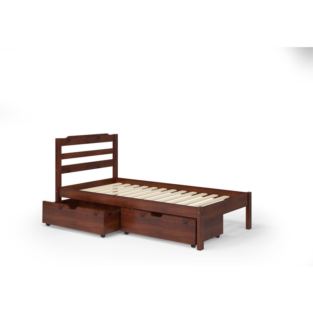 Hayley Twin Storage Bed with 2 Drawers - living-essentials