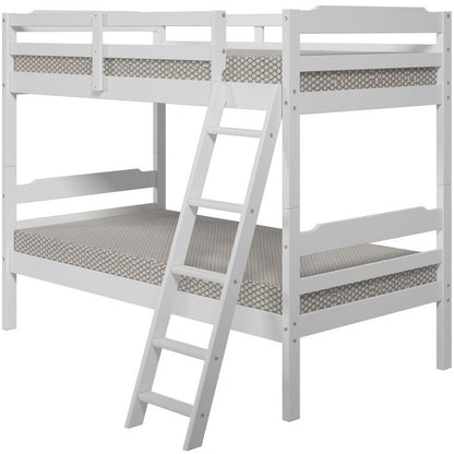 Hayden Solid Pine Wood Twin Size Bunk Bed - living-essentials