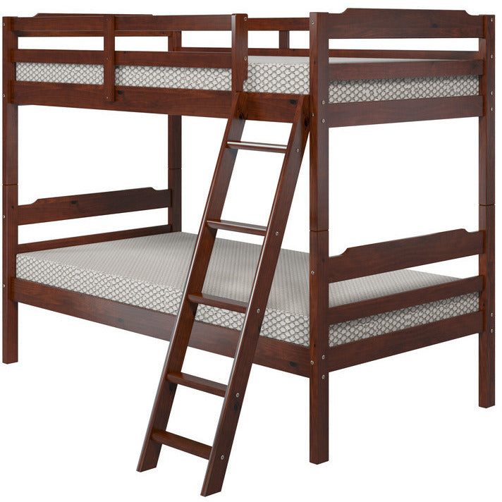 Hayden Solid Pine Wood Twin Size Bunk Bed - living-essentials