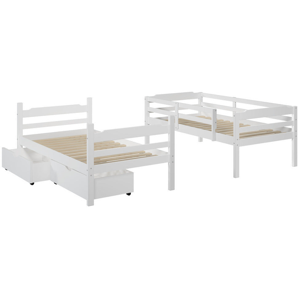 Hayley Twin Storage Bunk Bed - living-essentials