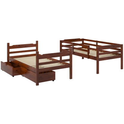 Hayley Twin Storage Bunk Bed - living-essentials